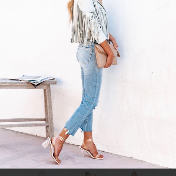 women faux suede tassel boho blazer casual blazer festival jacket - Picture 6 of 8